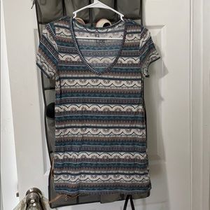 Aztec V-Neck T Shirt